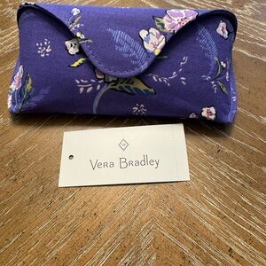 Vera Bradley Purple Quilted Eyeglass Case